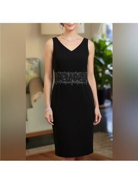 VTG Casual Corner Black Dress